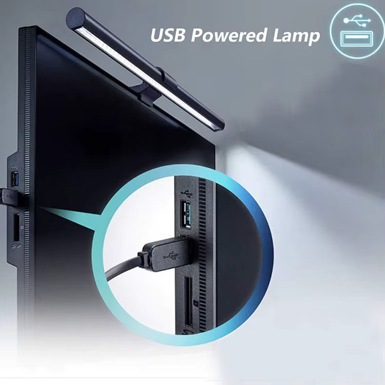 30CM CCT LED Monitor Light Bar for Computer Screen – Dimmable Hanging Lamp for Work, Study, Reading & Gaming