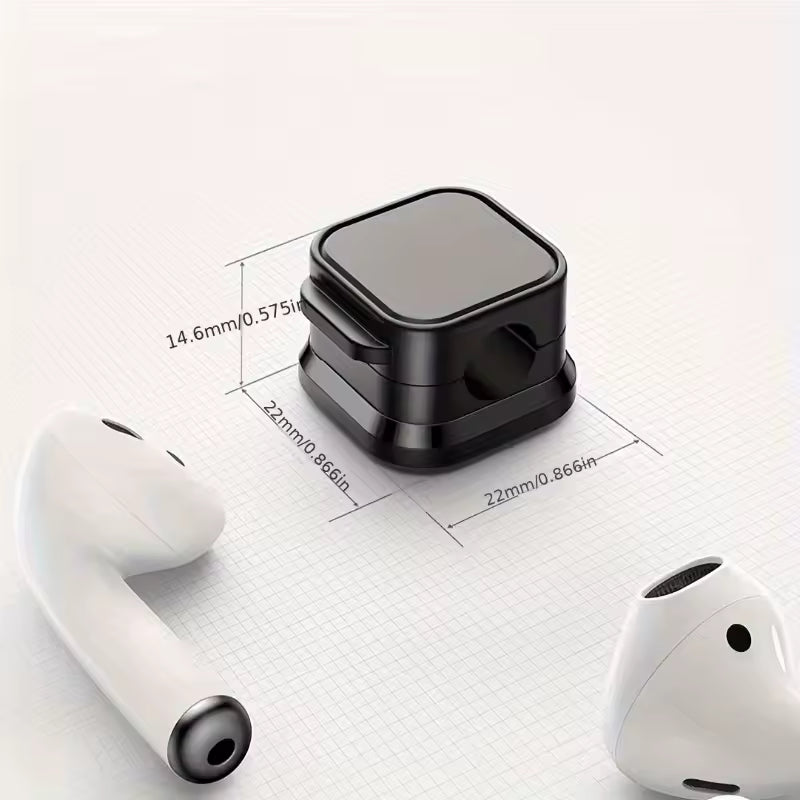 Magnetic Cable Organizer Clip – Desktop & Wall Mounted Cord Holder for Charging Cables and Wires (1 Piece)